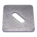 Midwest Fastener Square Washer, Fits Bolt Size 1/2 in Steel, Plain Finish, 60 PK 50260